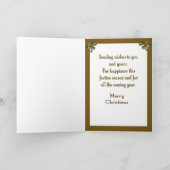 クリスマス・ホリー・ガール シーズンカード (内部)