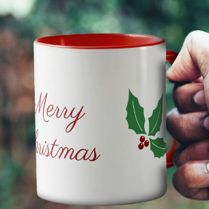 クリスマス・ホリー・マグ マグカップ