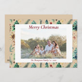 クリスマス ホリー 植物 グリーン フォト ダン (正面/裏面)