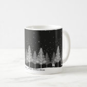 クリスマス ホワイトマグ コーヒーマグカップ (正面右)