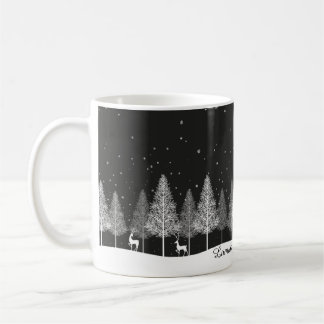 クリスマス ホワイトマグ コーヒーマグカップ