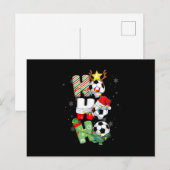 クリスマス ホーホーホー サンタ クロース トナカイ サッカー クリスマス ため (正面/裏面)