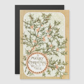 クリスマス ホーリー プリティ アンティーク グリーティング (正面/裏面)