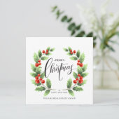 クリスマス ホーリー ベリー ブランチ 法人向けグリーティング ホ (スタンド正面)