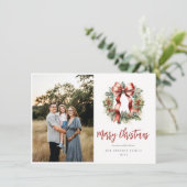 クリスマス ホーリー リース フォト (スタンド正面)