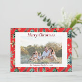 クリスマス ホーリー 植物 グリーン フォト 赤 (スタンド正面)