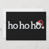 クリスマス ホー ホー ホー クリスマス サンタ ハット (正面)
