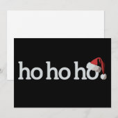 クリスマス ホー ホー ホー クリスマス サンタ ハット (正面/裏面)