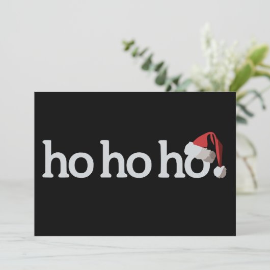 クリスマス ホー ホー ホー クリスマス サンタ ハット (スタンド正面)