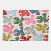 クリスマス・ボウズ・コケット キッチンタオル (横)