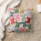 クリスマス・ボウズ・コケット クッション (ブランケット)