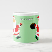 クリスマス ボウリング ジャンボコーヒーマグカップ (正面)