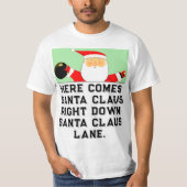 クリスマス ボウリング Tシャツ (正面)