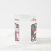 クリスマス·ボクサーはステッド·マグ フロストグラスマグカップ (中央)