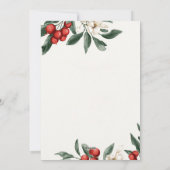 クリスマス ボタニカル ホリデー 3 の写真 (裏面)