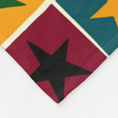 クリスマス・ボックス・スター フリースブランケット (角)