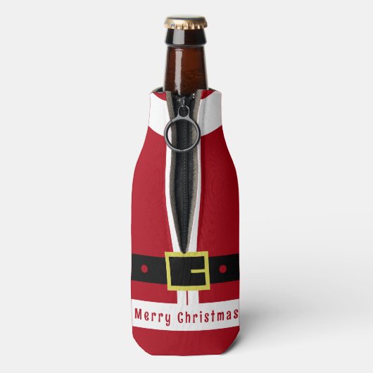 クリスマス ボトルクーラー サンタクロース ギフト (ボトル裏面)