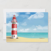 クリスマス ボートパレード ライトハウス ご招待 招待状 (裏面)