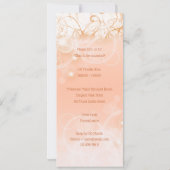 クリスマス·ボーブル·ライト·ロウソク·フローラ·スワール 招待状 (裏面)