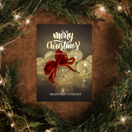 クリスマス·ボール，レッド·ボウ·クリスマス·カンパニー シーズンカード