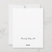 クリスマス ポインセチア ホリデー  ご招待 (裏面)