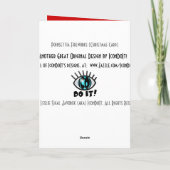 クリスマス・ポインセティア花火(カード) シーズンカード (裏面)