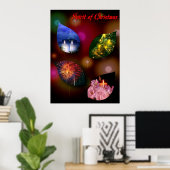 クリスマス・ポスターの精神 ポスター (ホームオフィス)