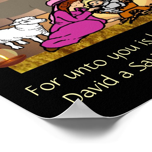 クリスマス ポスター (角)