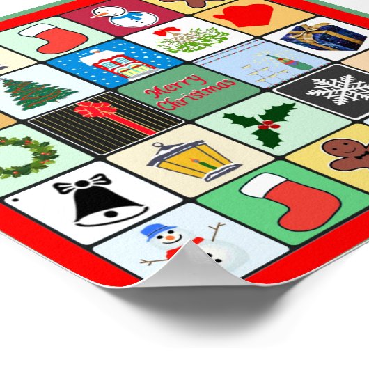 クリスマス ポスター (角)