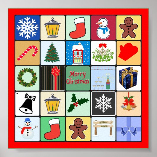 クリスマス ポスター (正面)