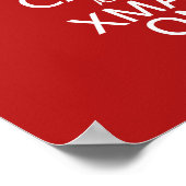 クリスマス ポスター (角)