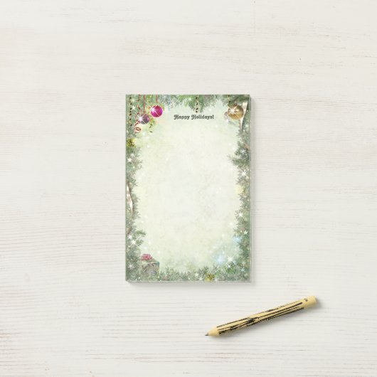 クリスマス ポストイット (デスク上)