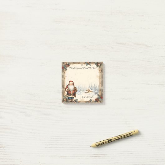 クリスマス ポストイット (デスク上)