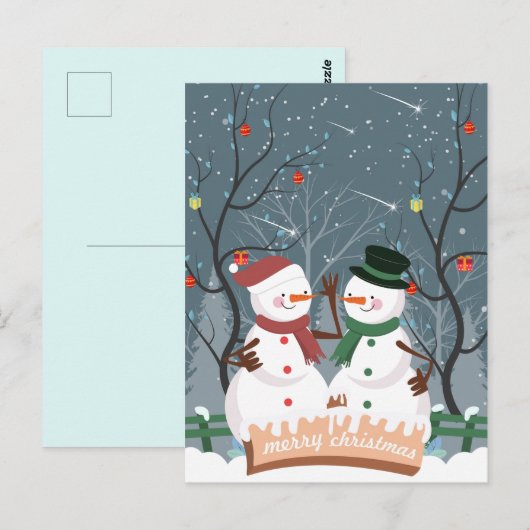 クリスマス ポストカード (正面/裏面)