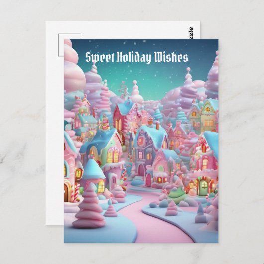 クリスマス ポストカード (正面/裏面)