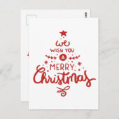 クリスマス ポストカード (正面/裏面)