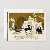 クリスマス ポストカード (正面/裏面)