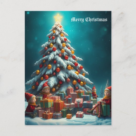 クリスマス ポストカード (正面)