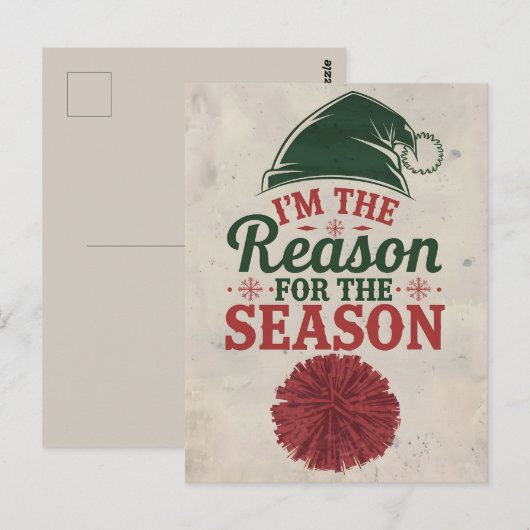 クリスマス ポストカード (正面/裏面)