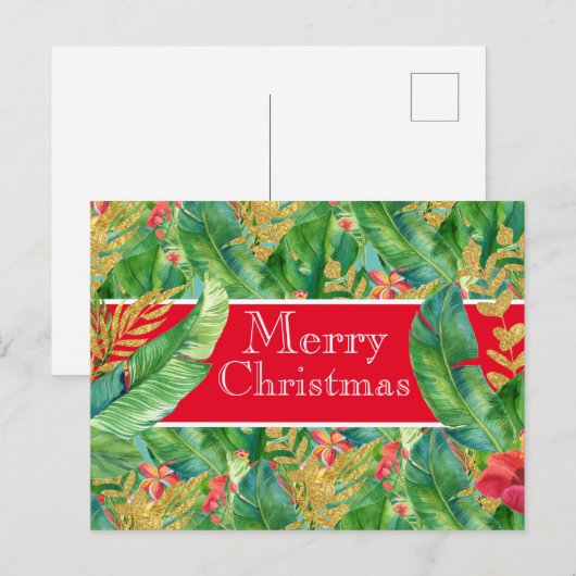 クリスマス ポストカード (正面/裏面)