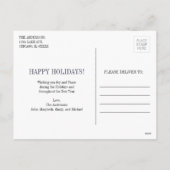 クリスマス ポストカード ホリデー ウィッシュ (裏面)