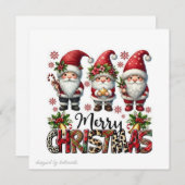 クリスマス ポストカード | 祝祭的なホリデーグリーティング (正面/裏面)