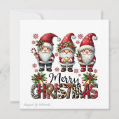 クリスマス ポストカード | 祝祭的なホリデーグリーティング (正面)