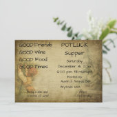 クリスマス・ポットラック・パーティーのお知らせ 招待状 (スタンド正面)
