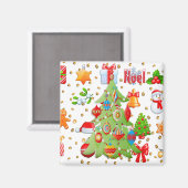 クリスマス・ポプリ マグネット (正面/裏面)