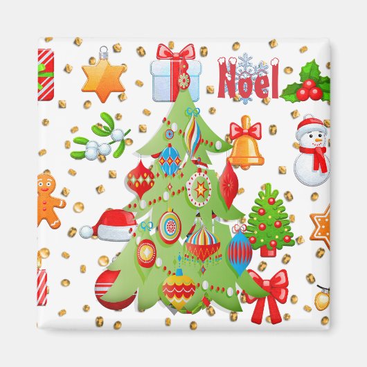 クリスマス・ポプリ マグネット (正面)