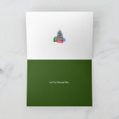 クリスマス ポートレート, 5" x 7" 折りたたみ カード (内部)