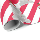 クリスマス・ポーラーストライプベア ラッピングペーパー (ロールコーナー)