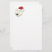 クリスマス・ポーラー・ベア 便箋 (正面/裏面)