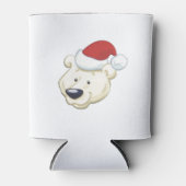 クリスマス・ポーラー・ベア 缶クーラー (正面)